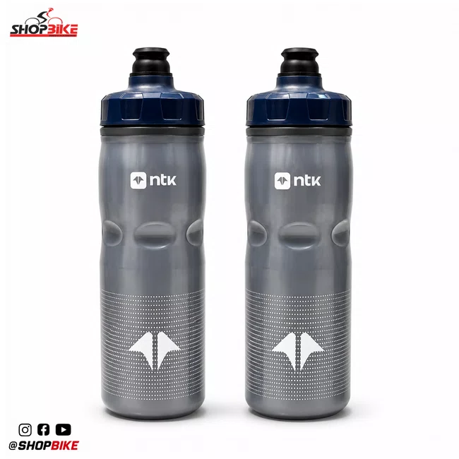 Kit 2 Caramanholas NTK Squeeze 600ml Azul/Azul