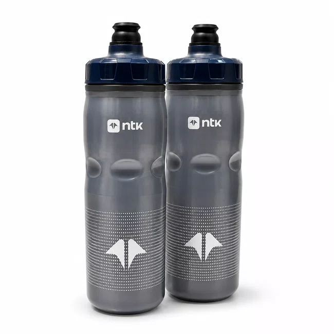 Kit 2 Caramanholas NTK Squeeze 600ml Azul/Azul