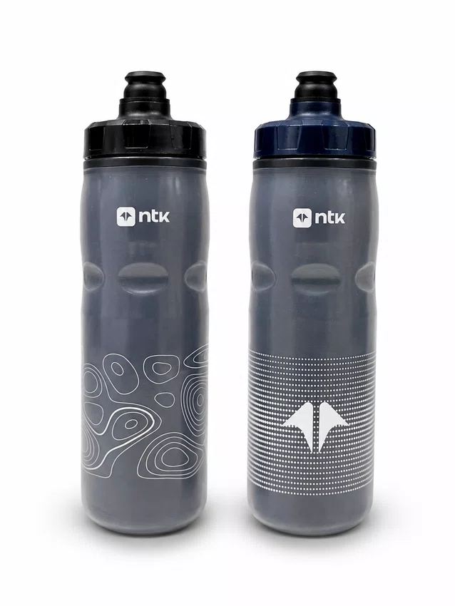 Kit 2 Caramanholas NTK Squeeze 600ml Preta/Azul