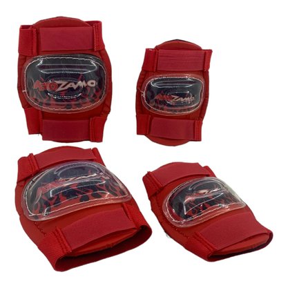 Kit Proteção Kidzamo Infantil Vermelho