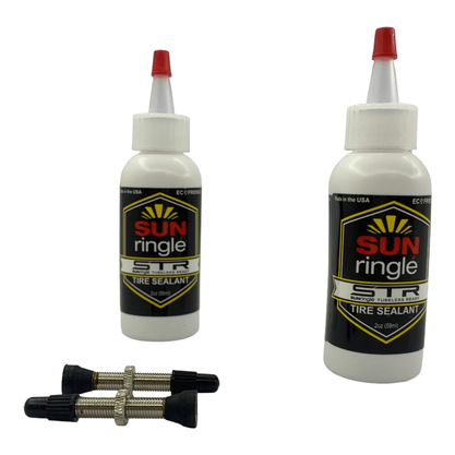 Kit Tubeless Sun Ringle com 2 Selantes 2 Válvulas Presta 35mm