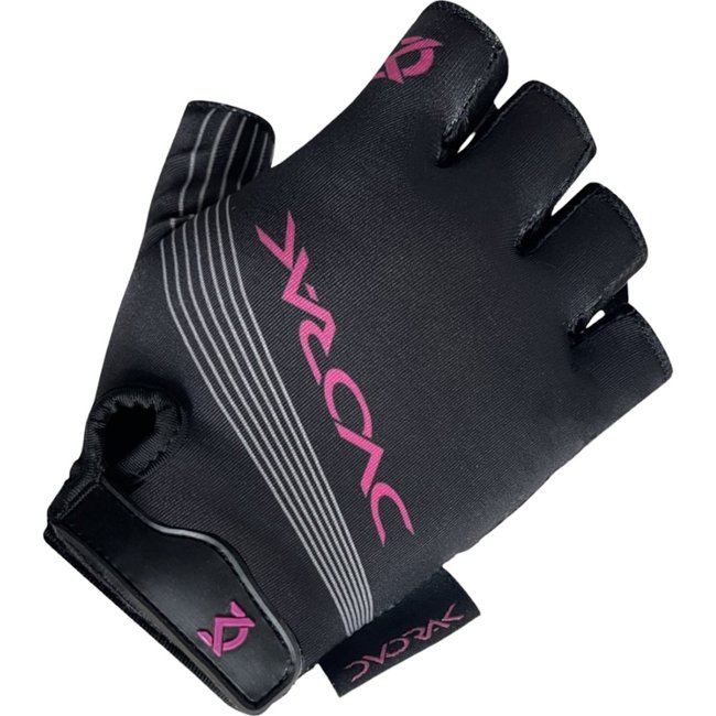 Luva Dedo Curto Dvorak 8203 Preto e Rosa