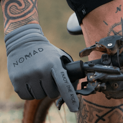 Luva Dedo Longo Nomad MTB Cinza
