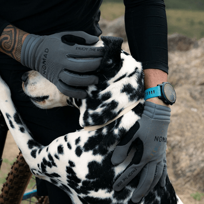 Luva Dedo Longo Nomad MTB Cinza