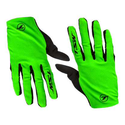 Luva TSW 07 MTB Dedo Longo Verde e Preto
