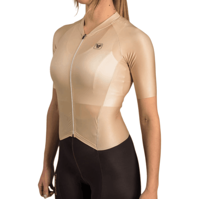 Macaquinho Free Force Feminino Training Marrom e Bege