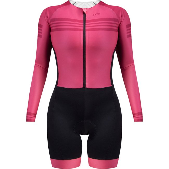 Macaquinho Manga Longa SportXtreme Adventure Agata Rosa