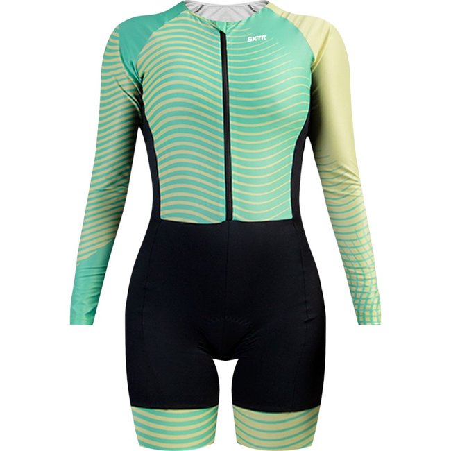 Macaquinho Manga Longa SportXtreme Adventure Citrus Verde e Amarelo