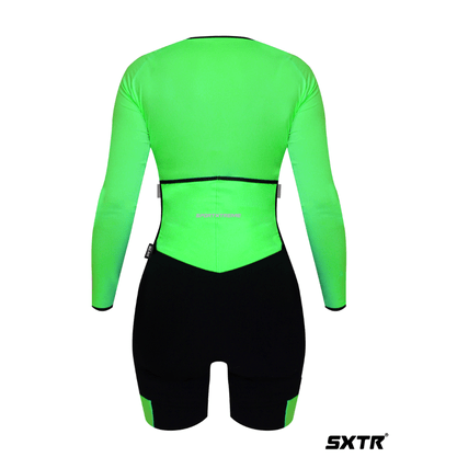 Macaquinho SportXtreme Comfort Manga Longa Solid Kiwi Verde