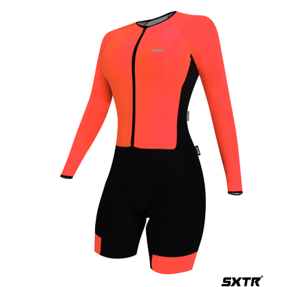 Macaquinho SportXtreme Comfort Manga Longa Solid Roma Laranja