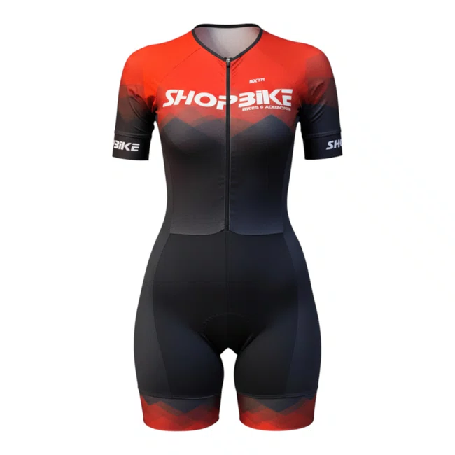 Macaquinho Sport Xtreme Comfort ShopBike Vermelho