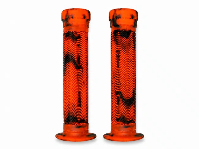 Manopla gios bmx gi 075h c/flange laranja/preto