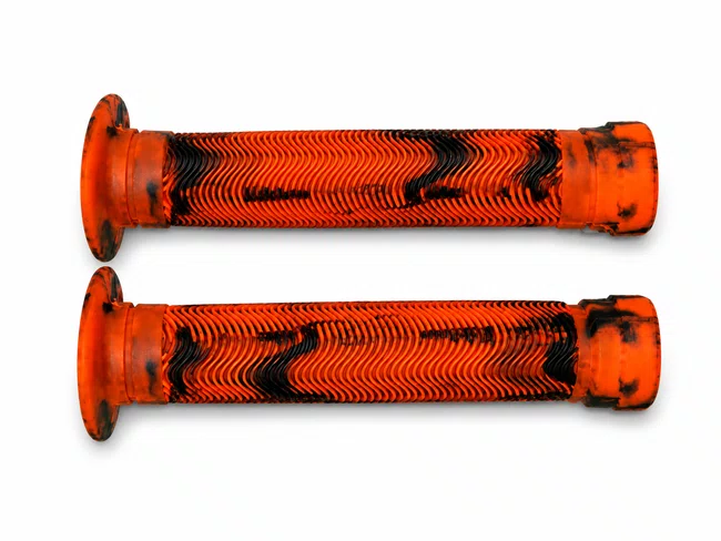 Manopla gios bmx gi 075h c/flange laranja/preto
