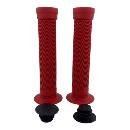 Manopla Gios BMX GI 075H com Flange Vermelho