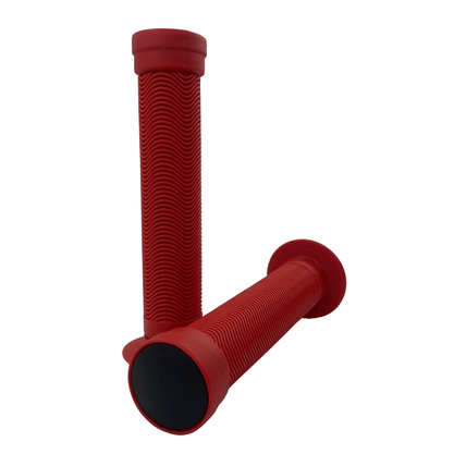 Manopla Gios BMX GI 075H com Flange Vermelho