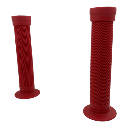 Manopla Gios BMX GI 075H com Flange Vermelho