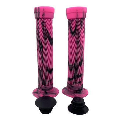 Manopla Gios BMX GI 075H com Flange Rosa e Preto