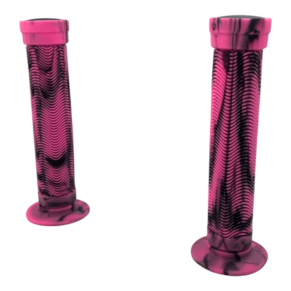 Manopla Gios BMX GI 075H com Flange Rosa e Preto