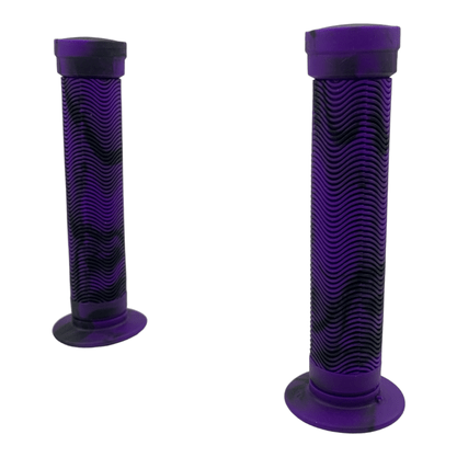 Manopla Gios BMX GI 075H com Flange Roxo e Preto