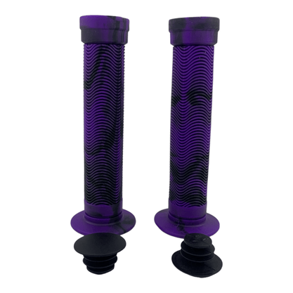Manopla Gios BMX GI 075H com Flange Roxo e Preto
