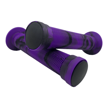 Manopla Gios BMX GI 075H com Flange Roxo e Preto
