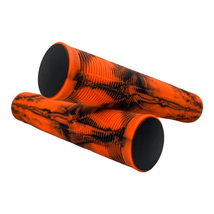 Manopla Gios MTB GI 058A 165mm sem Flange Laranja e Preto