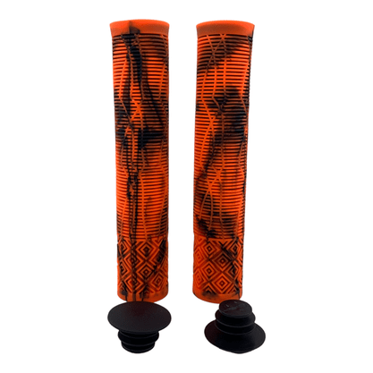 Manopla Gios MTB GI 058A 165mm sem Flange Laranja e Preto