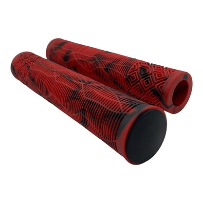 Manopla Gios MTB GI 058A 165mm sem Flange Vermelho e Preto