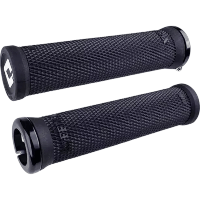 Manopla Odi Bike Ruffian v2.1 Lock-on Preto