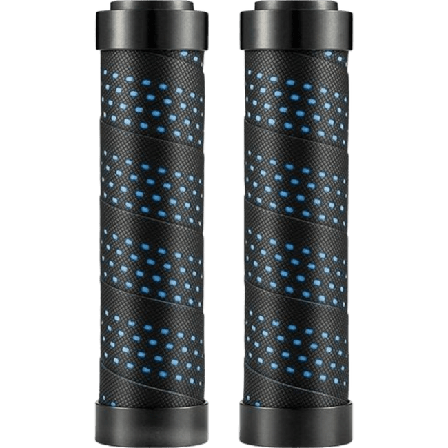 Manopla Rockbros com Fita EVA 130mm com Trava e Plug Preto e Azul