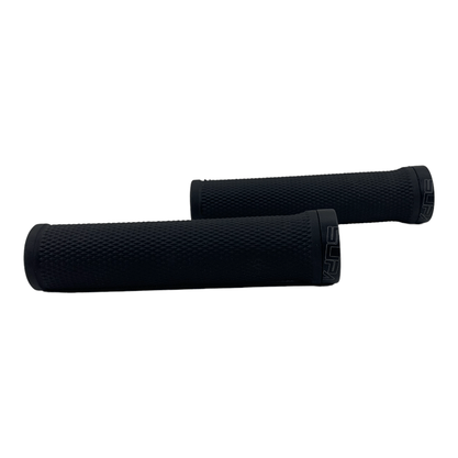Manopla Supacaz Diamond Kush Grip com trava Preto