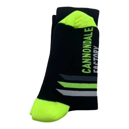 Meia Barbedo Camer Cannondale Factory Preto e Verde