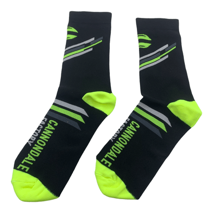 Meia Barbedo Camer Cannondale Factory Preto e Verde