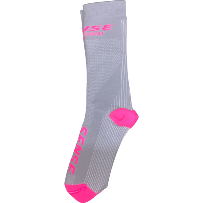 Meia Barbedo Camer Sense Cinza e Rosa