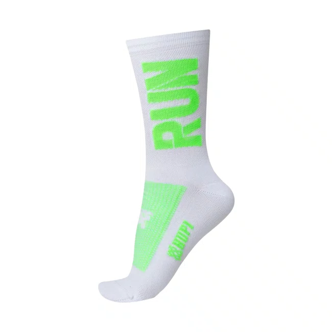 Meia Hupi Run Branca e Verdeㅤㅤㅤㅤㅤㅤㅤㅤㅤㅤㅤㅤㅤㅤㅤㅤㅤㅤㅤㅤㅤㅤ