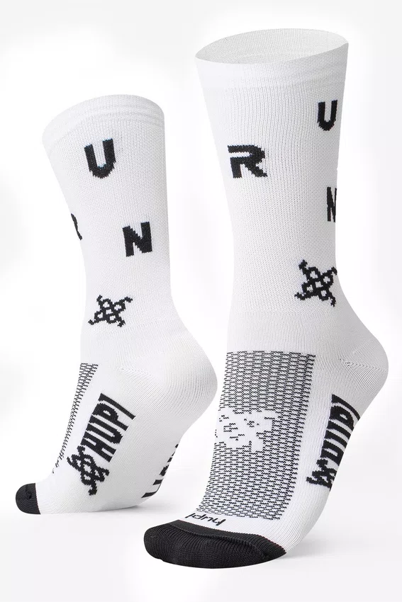 Meia hupi run sprint branca