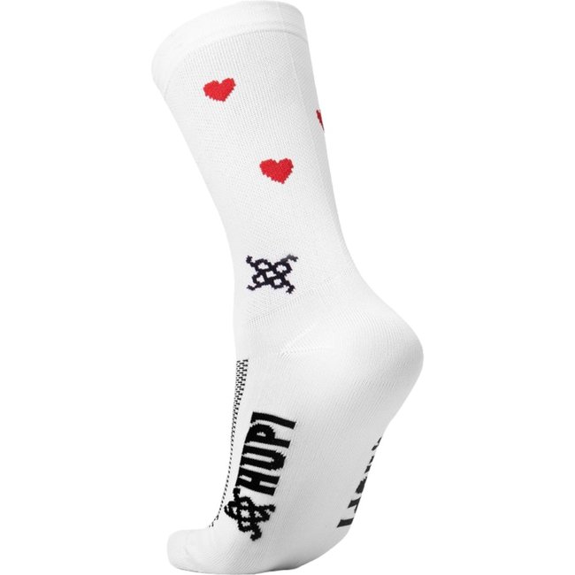 Meia Hupi Small Heart Branco