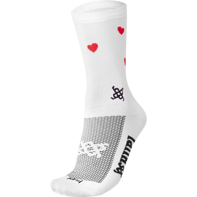 Meia Hupi Small Heart Branco