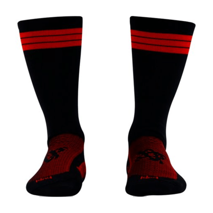 Meia Hupi Sonhe Treine Alcance Preto e Vermelho