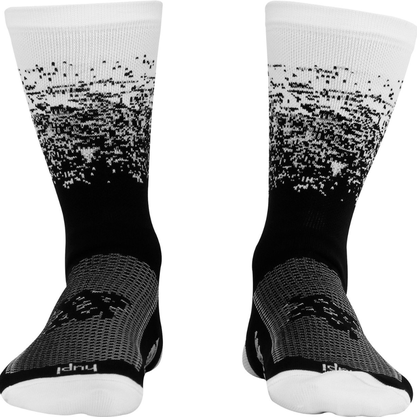 Meia Hupi Splash Preto e Branco