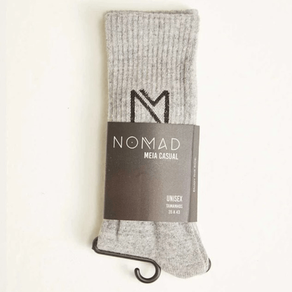 Meia Nomad Casual Cinza