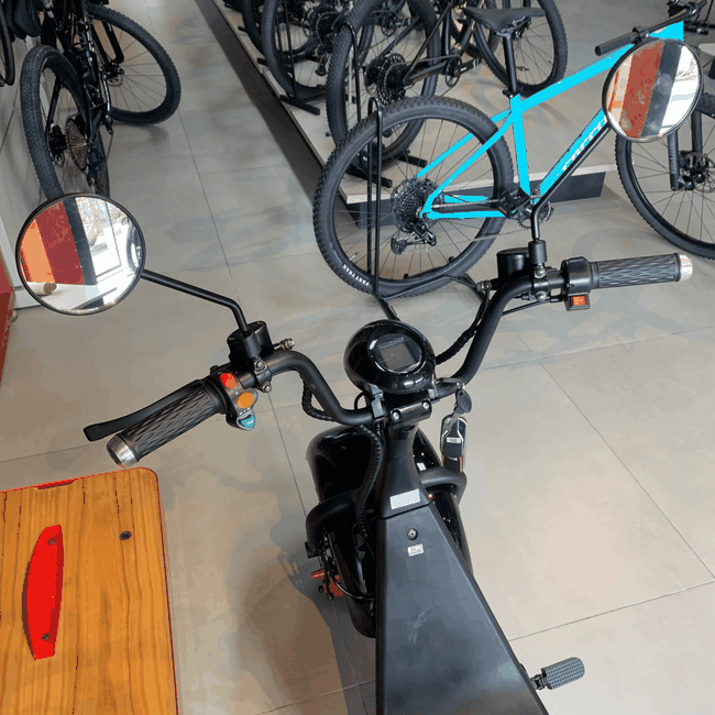 Mini Scooter X7 Elétrica Wehawk 1000W Pretaㅤㅤㅤㅤㅤㅤㅤㅤㅤㅤㅤㅤ