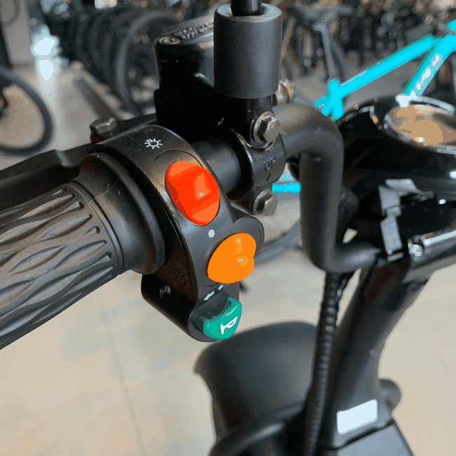 Mini Scooter X7 Elétrica Wehawk 1000W Verde Escuroㅤㅤㅤㅤㅤ