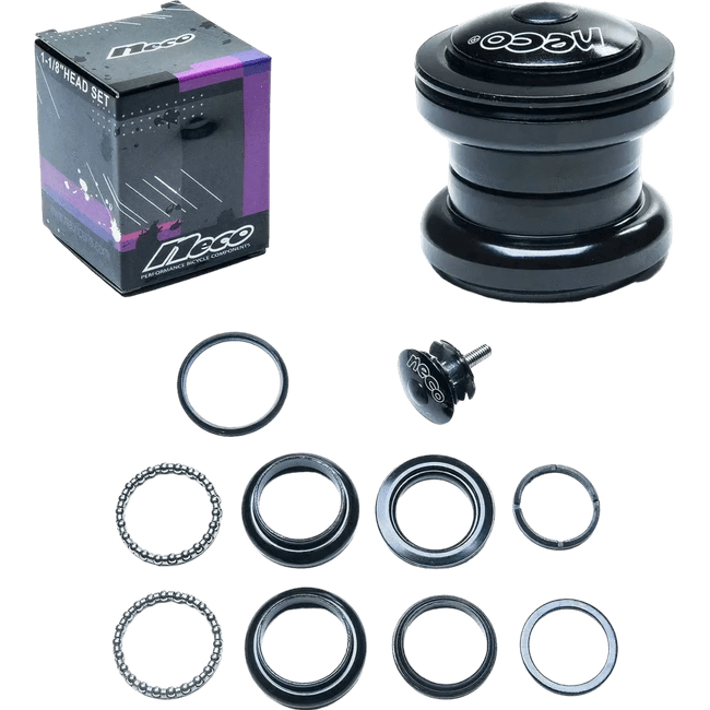 Movimento  de Direção 28.6mm HY-167 Ahead Set Semi Integrado Preto Neco