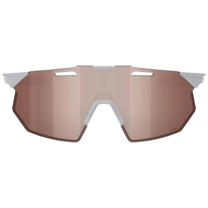 Óculos 100% Hypercraft SQ Matte Stone Grey Lente Hiper Crimson Silver