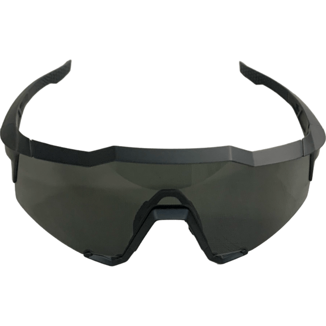 Óculos 100% Speedcraft Soft Tact Black Lente Smoke Preto e Cinza
