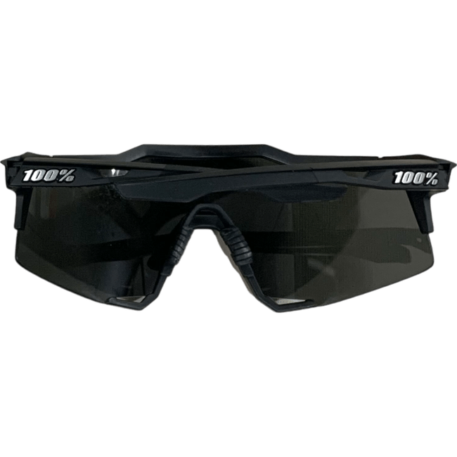 Óculos 100% Speedcraft Soft Tact Black Lente Smoke Preto e Cinza