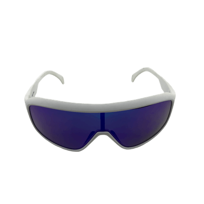 Oculos Absolute Nero Branco com Lente Azul