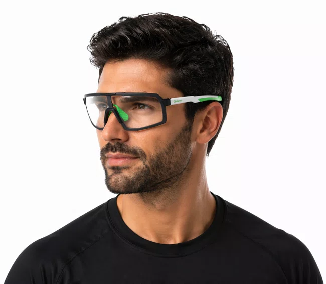 Oculos Elleven El55 lente Fotocromatico Preto/Verde