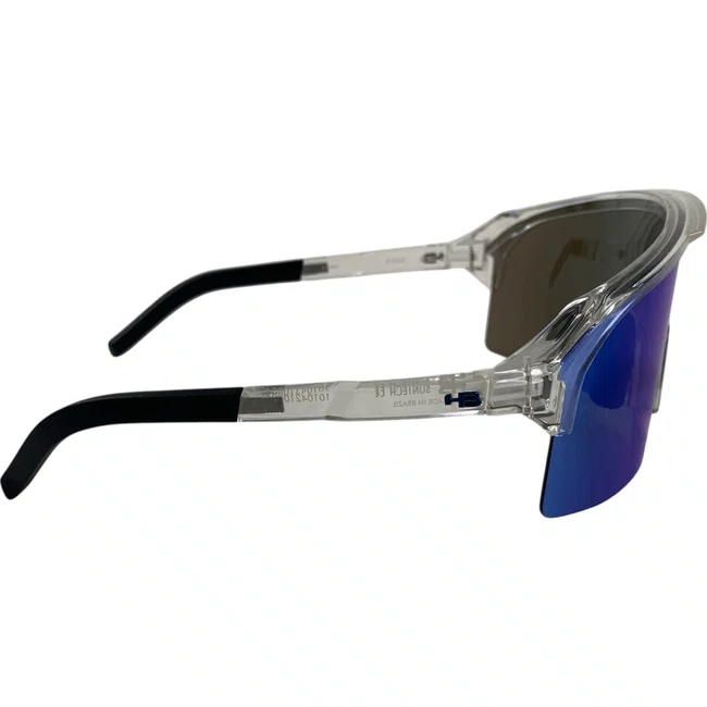óculos HB Edge Gloss Crystal Blue Chrome ㅤㅤㅤㅤㅤ